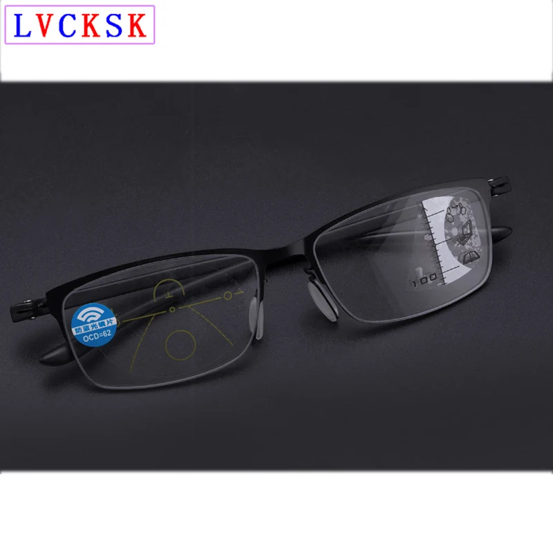 Складной прогрессивные многофокусные очки для чтения Для женщин Для мужчин Лупа блокировки синий свет очки Semirim + 1,0 1,5 2,0 2,5 3 3,5 L3