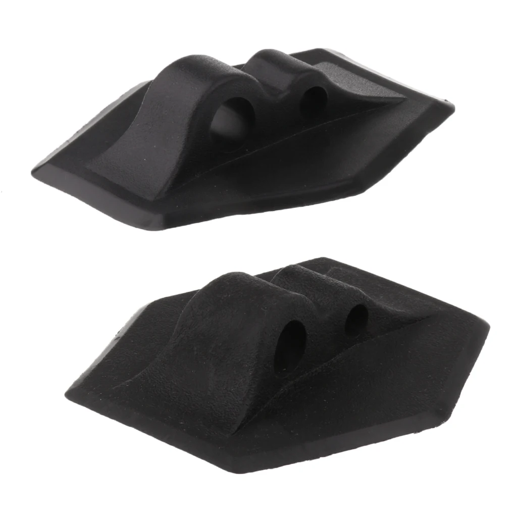 2 Pieces Durable PVC Inflatable Boat Kayak Canoe Rope Buckle Deck Mount Holder Clip 2 Holes Rubber Dinghy Accessories