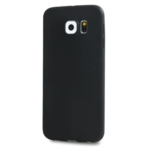 Матовый чехол для телефона чехол s для samsung Galaxy A3 A5 A7 J1 J3 J5 J7 Grand Prime S9 S8 плюс S6 S7 Edge силиконовый чехол мягкий чехол - Цвет: Black