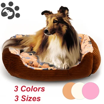 

Luxury Dog Beds for Small Medium Large Dogs Fleece Pet Bed for Cat Puppy Soft Winter Warm Beds for Dogs Mats Cushion Sofa BD0054
