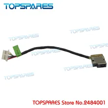 New Laptop DC Power Jack Cable for HP 250 G4 power jack charging port cable harness 799736-T57