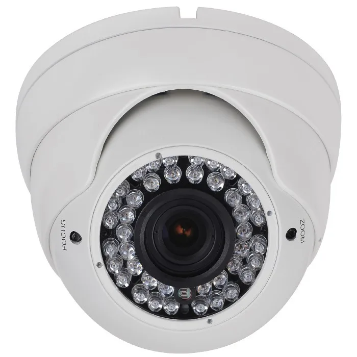 Китай Топ 10 CMOS ночного видения 1200TVL металлическая купольная камера CCTV камера системы 2,8-12 мм варифокальный объектив