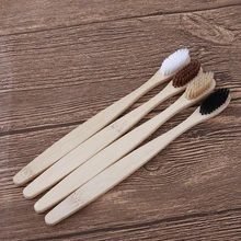 5 шт. Портативный бамбуковая зубная щетка с мягкой щетиной для ухода за зубами зубная щетка для путешествий