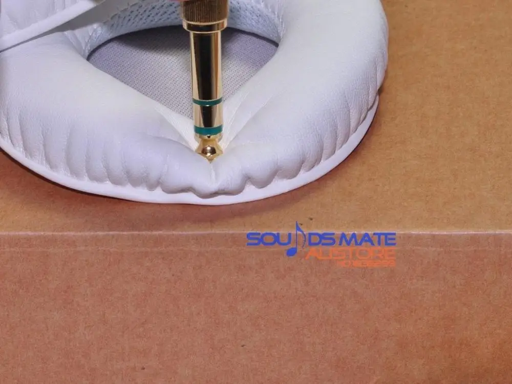 Genuine Leather Soft Thick White Cushion Foam Ear Pads For JBL S700 S500 Over Ear Headphone