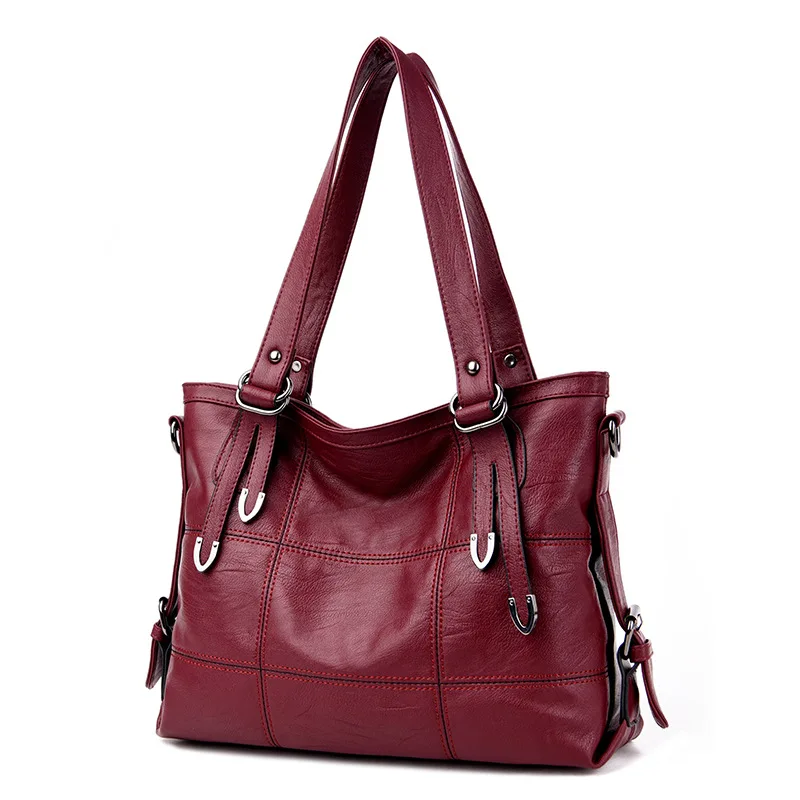 

2019 New Arrival Ladies Hand Bag Women's Genuine Leather Handbag Leather Casual Tote Bag Bolsas Femininas Female Shoulder Bag.