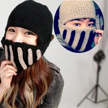 Горячая модная зимняя теплая шапка унисекс Римский рыцарь шлемы ручной работы шапка забавная маска для вечеринки шапочка Новинка