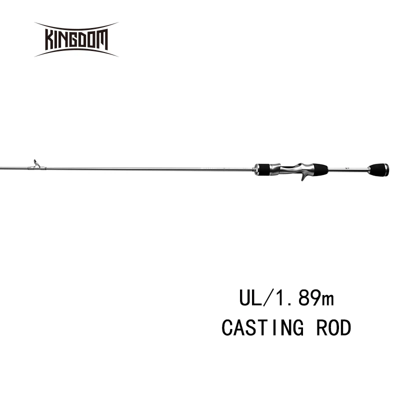 Kingdom удилище s из углеродного волокна 2 секции 1,89 М 2,1 М 0,5-20 г вес приманки 2-16LB вес лески спиннинг литье приманки удочка - Цвет: Белый