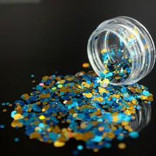 1 коробка темно-синий светло-синий золотой дизайн геля для ногтей маникюр Отмачивание Эмаль Гель-лак Светодиодный УФ-гель для ногтей лак кру...(China)