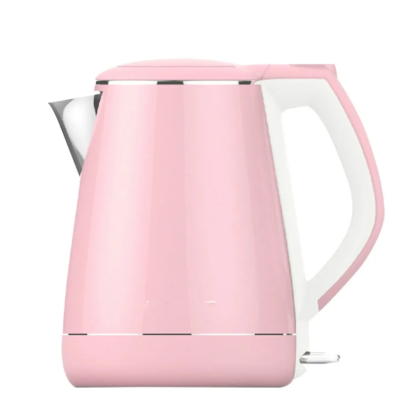 220V 1800w 1.2L розовый 304 Электрический чайник из нержавеющей стали функция автоматического отключения 226x191x210 мм
