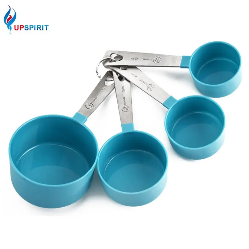 

Upspirit 4pcs/set Stainless Steel Measuring Spoons Measurement Liquid Measuring Cup For Cooking Baking Tools Kitchen Gadget