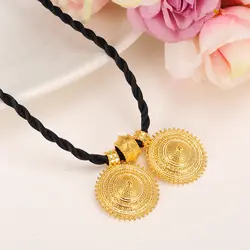 Эфиопский Ожерелья для мужчин Для женщин/девочек Серебро Золото Цвет habesha Свадебные украшения Африка Эритрея кулон Цепочки и ожерелья Chocker