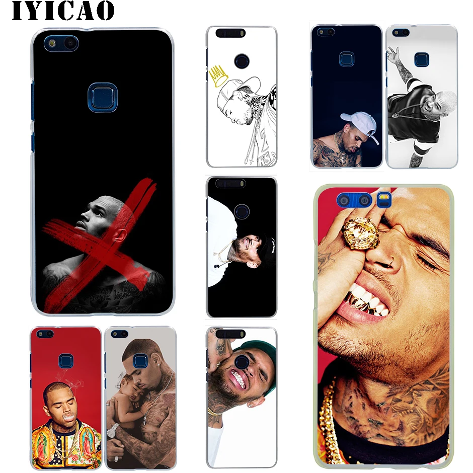 IYICAO Man Chris Brown Hard Case for Huawei Honor 6A 6C 7A 7C 7X 8 8X 9 10 20 9X Lite Pro Play Note View | Мобильные телефоны и