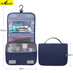 New Arrival Enlarge Candy Travel Makeup Bag Women Portable Waterproof Zipper Cosmetic Organizer Men Hanging Washing Toilet Bags