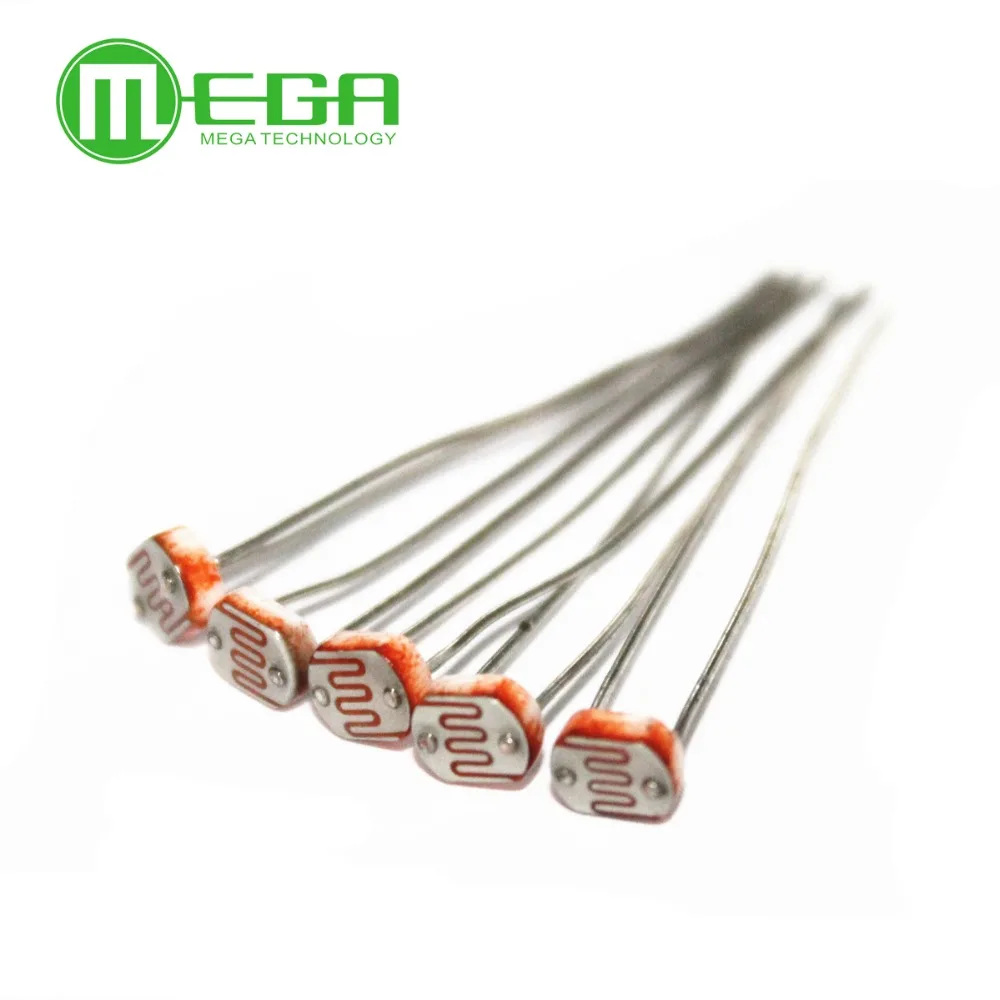 Buy 50 pcs/lot 5528 Light Dependent Resistor LDR 5MM