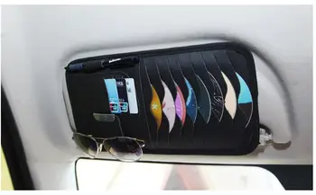 

car-styling Car decorate visor CD holder glasses for NISSAN qashqai x-trail tilda almera murano primera accessories car parts