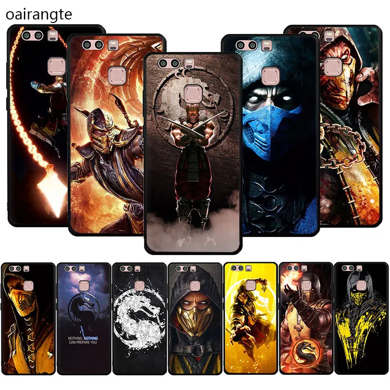 Мягкий чехол для телефона Scorpion In Mortal Kombat Huawei P9 P10 P20 30 P40 Pro Max P Lite smart Z Plus 2019 |
