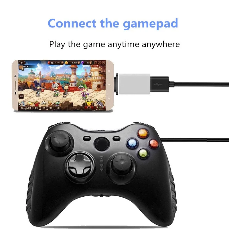 Адаптер OTG type C на USB для microsoft Moto Z2 Force/Z2 Play/Z Force 3 0 Кабель адаптер конвертер