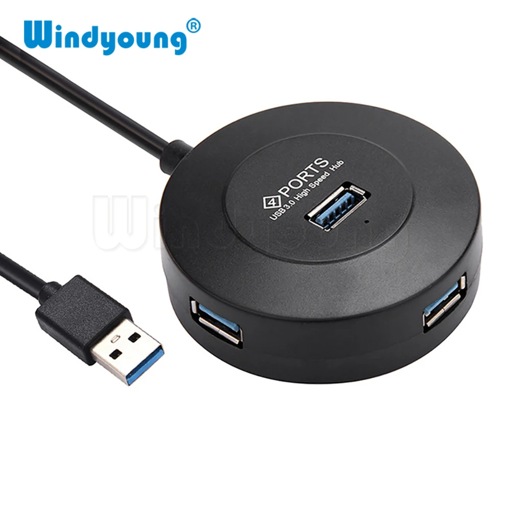 

4 USB HUB 3.0 External Multi USB Splitter with Power Port for iMac Computer Laptop Accessories Notebook HUB USB 3.0 High Speed