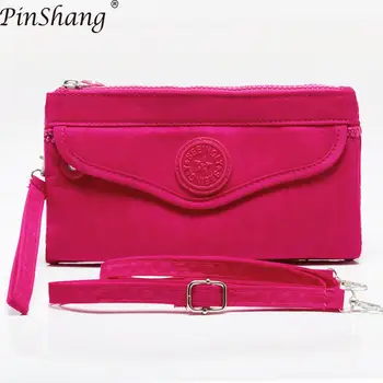 

PinShang Simple Retro Clutch Bag Women Handbag Fashion Large Capacity Handbag Zipper Envelope Package Bags For Women 2018 ZK40