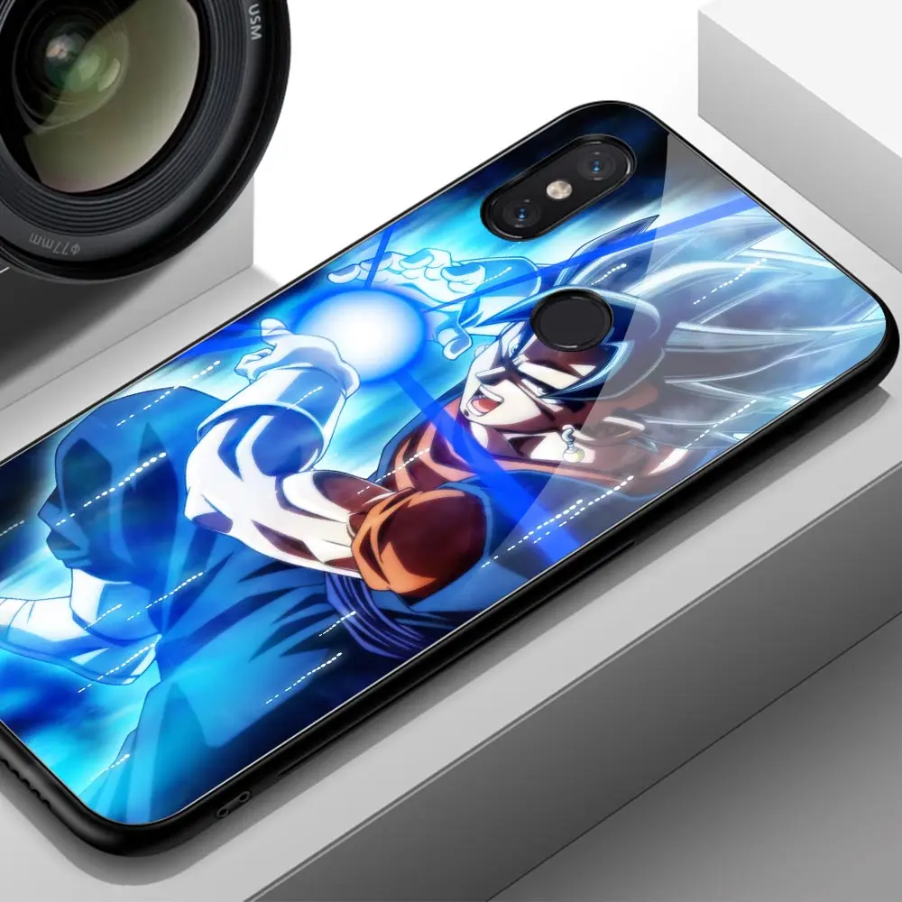 Чехол для Xiaomi mi 8 se, закаленное стекло, жесткая задняя крышка Dragon Ball Z, чехол для телефона для Xiaomi mi 6 8 9 SE lite mi x 2 2s3 max 3 - Цвет: 02215