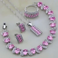 High Quality silver jewelry set