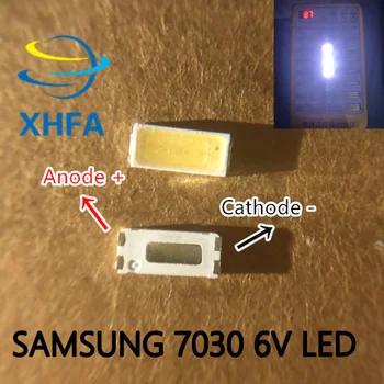 

FOR repair Samsung tcl LCD TV LED backlight Article lamp SMD LEDs 7030 6V Cold white light 2000pcs/lot emitting diode