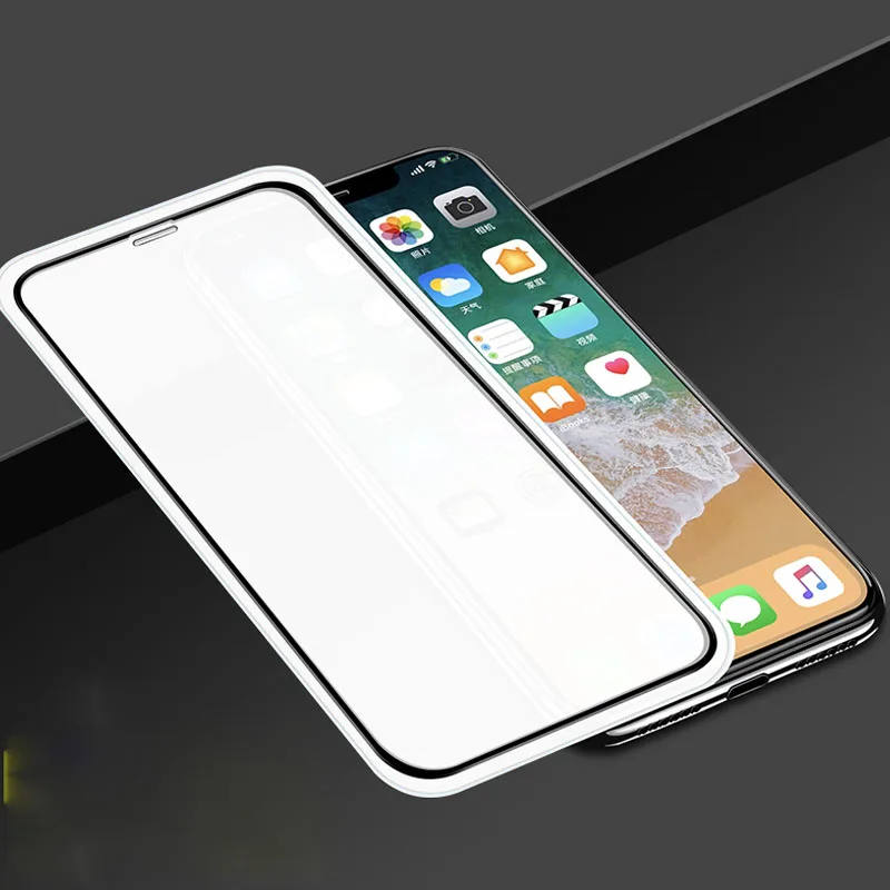 3 шт полностью изогнутые края Закаленное стекло протектор экрана для iPhone XS/XR/XS Max