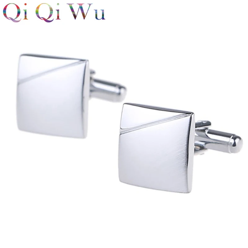 Square Simple Men's Cuff Buttons Wedding Favors And Gifts For Men