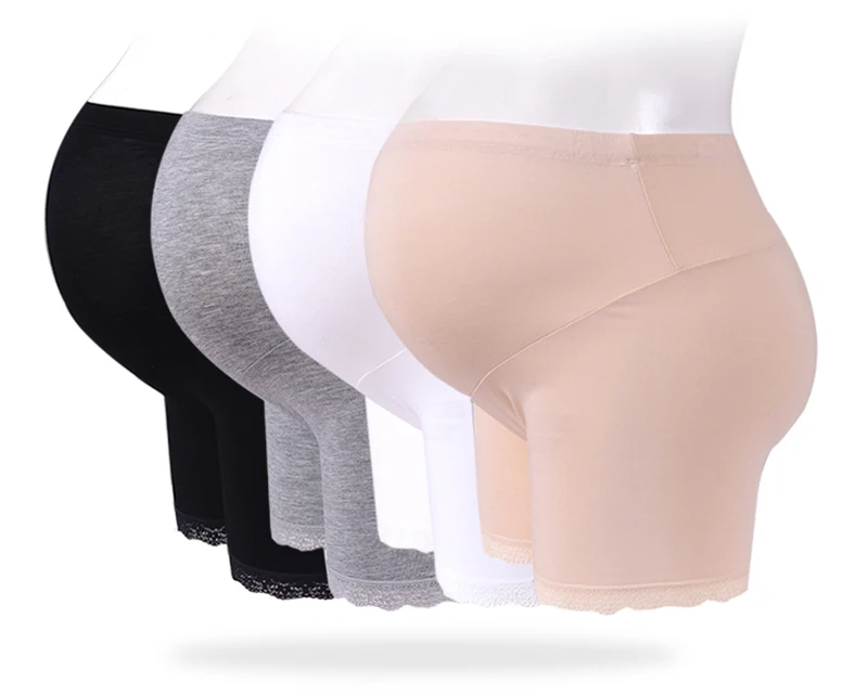 Leggings Gravidez Shapewear Maternidade Alta Elástica Shorts Cuecas Calças Mãe Cintura Rendas Macio Ajustável Segurança Cmm003 3 Leggings gravidez Shapewear maternidade Alta Elástica shorts