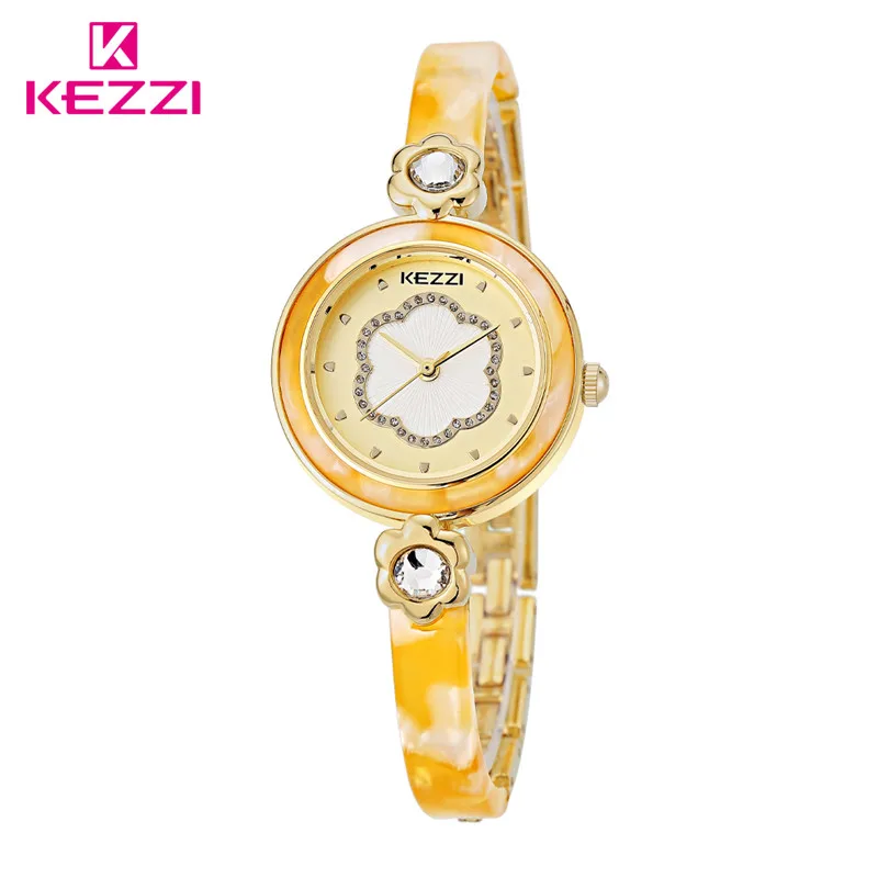 

Famous KEZZI Brand Watch Woman Fashion Dress Watch Lady Full Steel Rhinestone Quartz Wristwatch High Quality Crystal