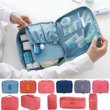 Casual Nylon Zipper New Women Makeup bag Cosmetic bag Case Make Up Organizer Toiletry Storage Travel Wash