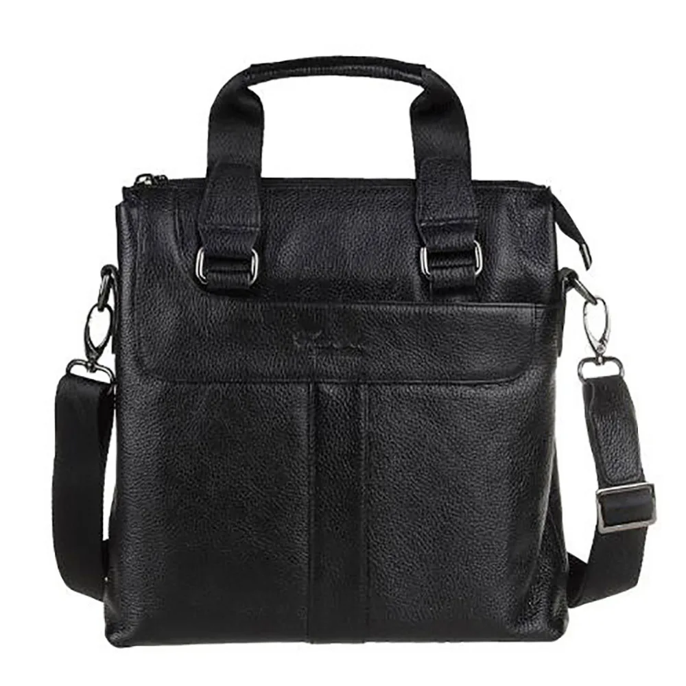 Classic Design 100 Genuine Leather Handbag Men Briefcase Business Tote