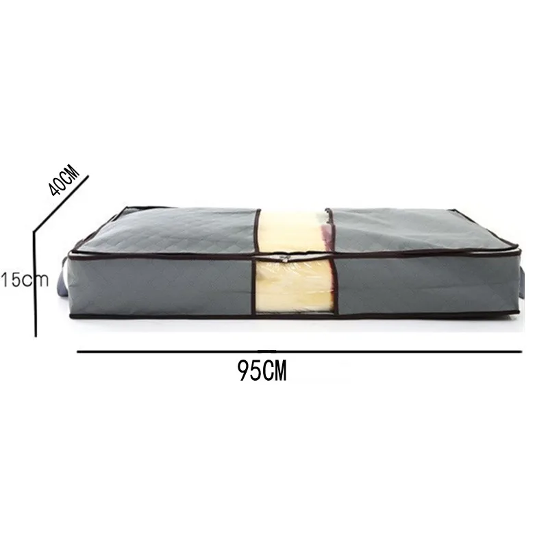 SEREQI 70L no tejido familia guardar espacio Organizador cama bajo armario caja de almacenamiento ropa divisor Organizador edredón Organizador SEREQI 70L no tejido familia guardar espacio Organizador cama bajo armario caja de almacenamiento ropa divisor Organizador edredón Organizador