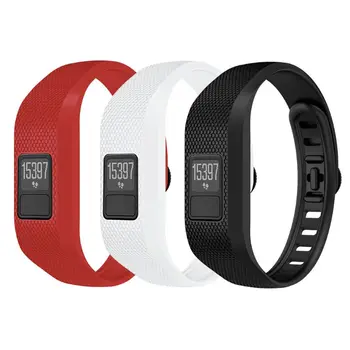 

1Pc Soft Silicone Replacement Sport Wrist Watch Band Strap With Secure Watch Clasp For Garmin Vivofit 3 Smartwatch