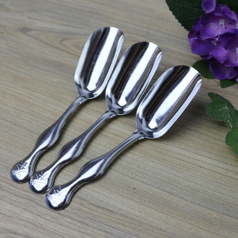 

3Pcs/Lot Japanese-Style Tea scoops Minimalist Stainless Steel Teaspoon Tea Shovel Essential Tea Teaspoon Tea Spoon Coffee Scoops