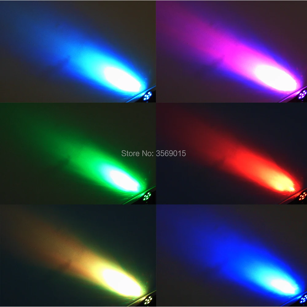 Плоский 6 Led Par сценический свет RGB 36 Вт Дискотека для вечеринки лазерные Dmx Luz DJ