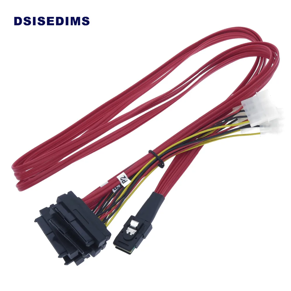 

Red Color Internal Mini SAS 4i 36 Pin SFF-8087 to SAS 29pin SFF-8482 Cable for LSI Raid Card