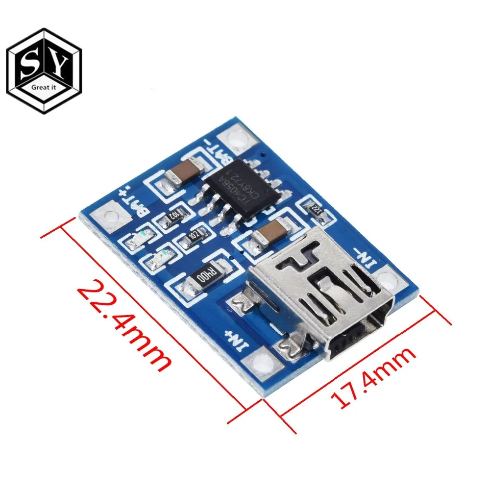 50 шт. TP4056 1A Lipo батарея зарядная плата зарядное устройство Модуль литиевая батарея DIY микро порт Mike USB Новое поступление TP4056 мини USB