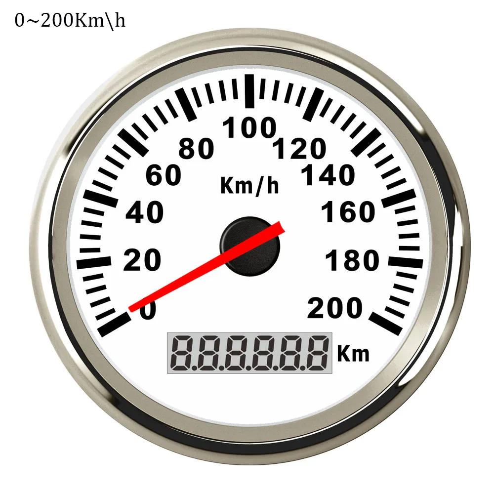 Спидометр для лодочного автомобиля 120 км/ч 200 водонепроницаемый цифровой датчик