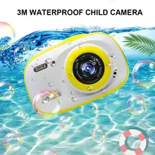 Детская камера 1080P HD мини перезаряжаемая детская ударопрочная цифровая фронтальная задняя селфи-камера детская видеокамера Водонепроницаемая lcd Scree