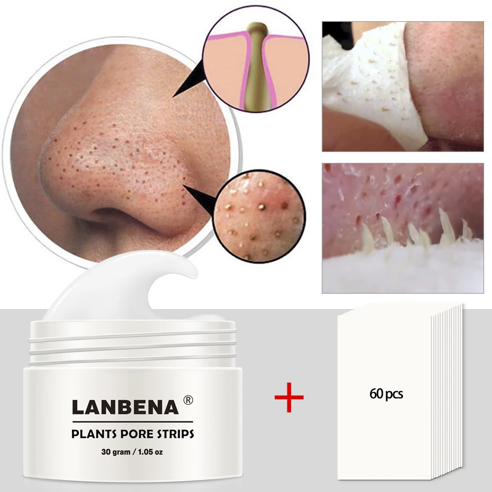 2021 Neue Stil Lanbena Mitesser Entferner Nase Maske Poren Streifen Schwarz Maske Peeling Akne Behandlung Schwarz Tiefe Reinigung Hautpflege Spargut Innovative Produkte Zu Top Preisen