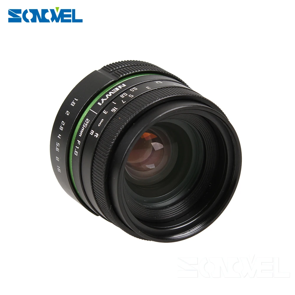 Ручная линза для камеры 25 мм F1.8 APS C + адаптер макрокольцо комплект Sony E крепление NEX