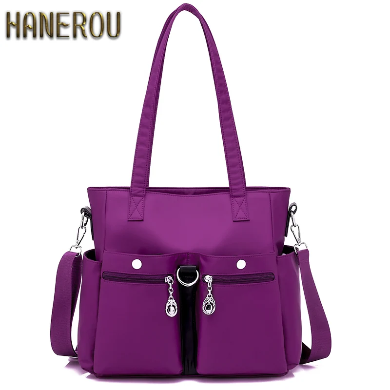 Famous Brand Ladies Hand Bags Nylon Women Bag Casual Tote Shoulder Bags