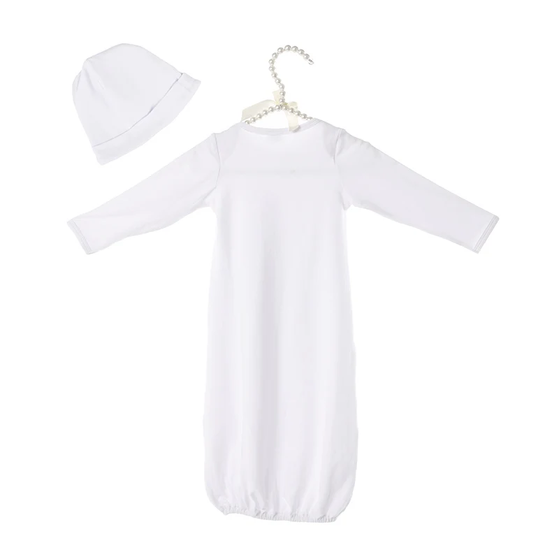 Kaiya Angel/платье для сна новорожденных унисекс однотонное хлопковое платье с
