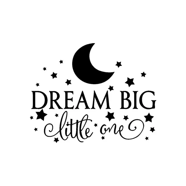 Dream Big Little One Ed Removable Wall Sticker For