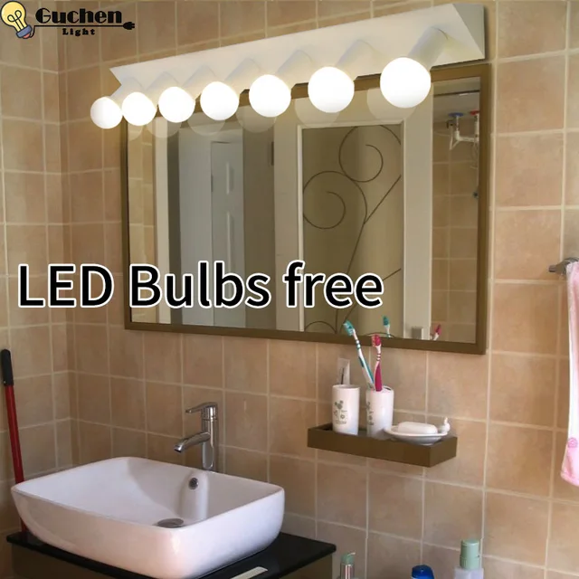 Modern Minimalist Mirror Light Wall Lamps Bathroom Led Lamp Modern Minimalist Mirror Light Wall Lamps Bathroom Led Lamp Washroom Locker Room Dressing