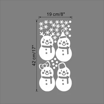 Christmas Glass Door Windows Stickers 4