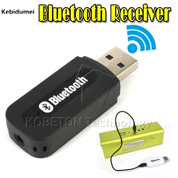 Kebidumei USB Bluetooth музыкальный аудио приемник адаптер 3,5 мм стерео аудио-динамик звуковая коробка для ПК ноутбука LG samsung S3 S4 S5