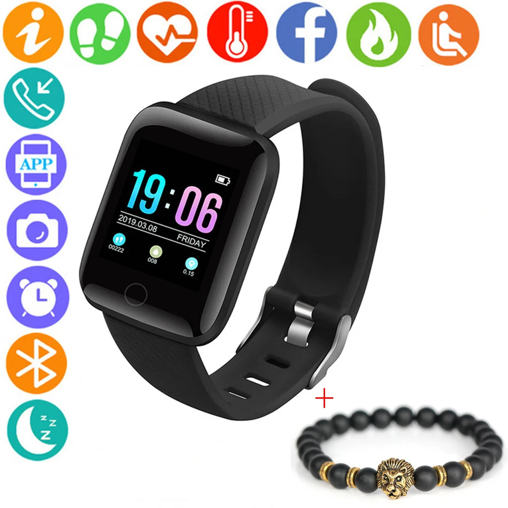

Men Smart Watch Blood Pressure Waterproof Smartwatch Women heart rate monitor Pedometer fitness Sport watch For Android IOS