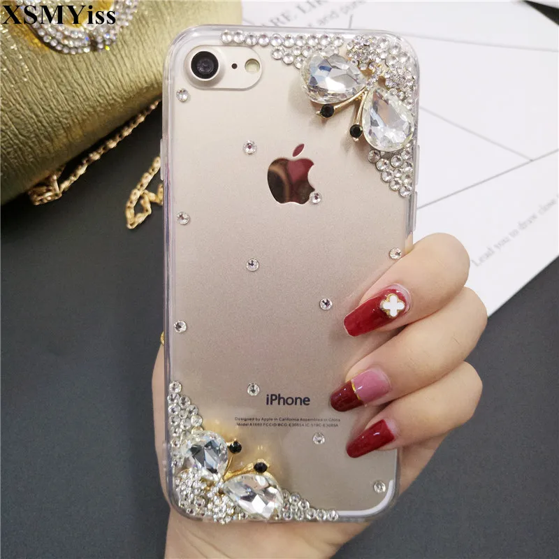 XSMYiss аксессуары для телефонов Iphone 5S se чехлы с бриллиантовым Рисунком бабочки X XS MAX